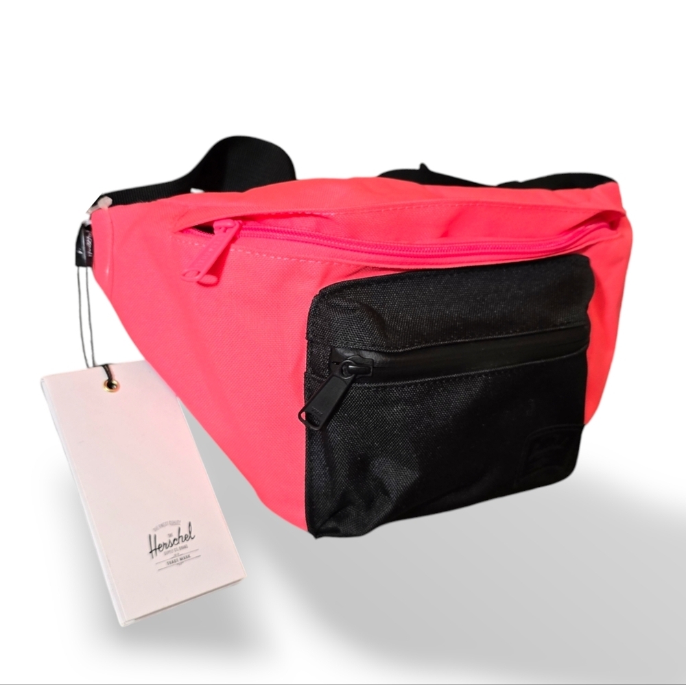 New Herschel Seventeen NEON PINK Hip/body Bag